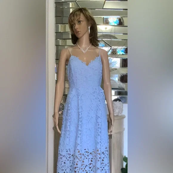 astr the label light blue dress ASTR The Label Hera Dress Maxi Dress – Threads Jackson